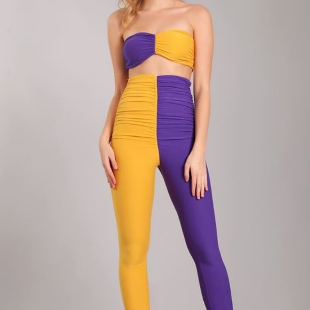 2-pc Mardi Gras pants Set